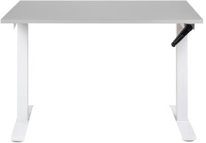 Biurko Beliani Destines Szaro-Białe 120 cm x 72 cm 4