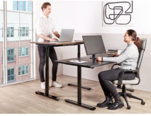 Biurko Beliani Destinas Czarne 120 cm x 72 cm 2