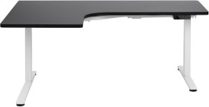 Biurko Beliani Destines Biało-Czarne 160 cm x 59 cm 5