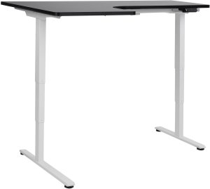 Biurko Beliani Destines Biało-Czarne 160 cm x 59 cm 7