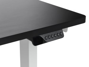 Biurko Beliani Destines Biało-Czarne 160 cm x 59 cm 9