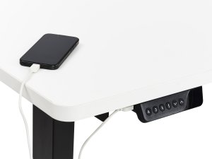 Biurko Beliani Destines Czarno-Białe 160 cm x 59 cm 8