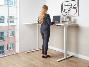 Biurko Beliani Destines Białe 160 cm x 59 cm 4