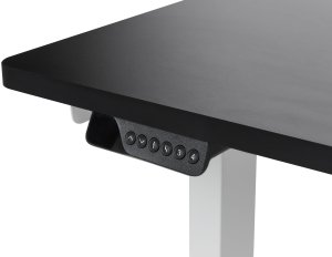 Biurko Beliani Destines Biało-Czarne 160 cm x 59 cm 8