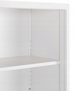 Beliani Szafka biurowa MUSCOVITE Metal Biały 9