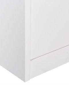 Beliani Szafka biurowa FELDSPAR Metal Biały 11