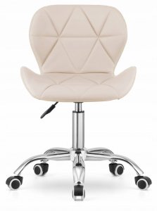 Krzesło obrotowe VASTO OFFICE PU CREAM 2