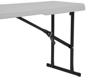 NC3404 SKŁADANA ŁAWKA OGRODOWA 183 CM BIAŁA NILS CAMP 5