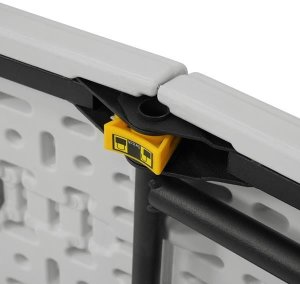 NC3404 SKŁADANA ŁAWKA OGRODOWA 183 CM BIAŁA NILS CAMP 8