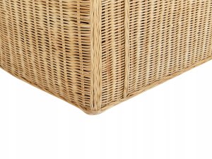 Beliani Sofa ogrodowa dla 3 osób LIVADEIA Rattan Naturalny 13