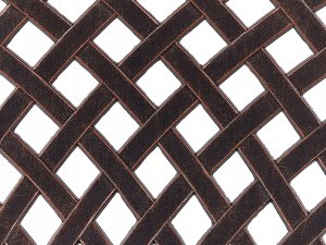 Beliani Ławka ogrodowa STAGGIA 104 cm Metal Brązowy 9