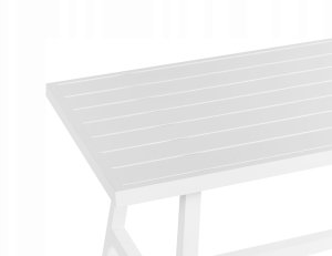 Beliani Narożnik ogrodowy ze stolikiem dla 6 osób CASTELLA/FRATTE Lewostronny Metal Zielony 8