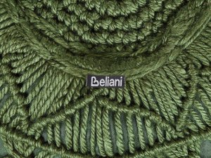 Beliani Puf ogrodowy ⌀ 40 zielony AADHI 5