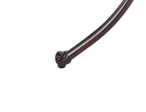 Beliani Stolik ogrodowy metalowy ø 68 cm brązowy ANDALO 8