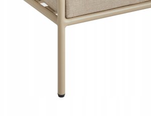 Beliani Sofa ogrodowa dla 2 osób SOLOFRA Metal Beżowy 13