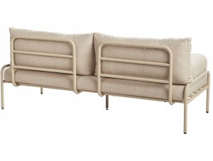 Beliani Sofa ogrodowa dla 2 osób SOLOFRA Metal Beżowy 5