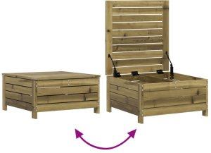 vidaXL 6-cz. zestaw wypoczynkowy do ogrodu, impregnowana sosna 7