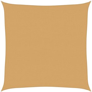 vidaXL Żagiel przeciwsłoneczny, 160 g/m², piaskowy, 5x5 m, HDPE 2