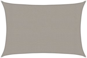 vidaXL Żagiel przeciwsłoneczny, 160 g/m², jasnoszary, 3x4 m, HDPE 2