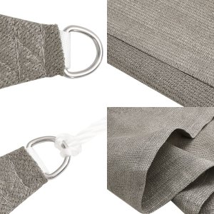 vidaXL Żagiel przeciwsłoneczny, 160 g/m², jasnoszary, 3x4 m, HDPE 6