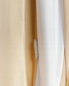 Beliani Parasol ogrodowy ⌀ 245 cm beżowo-biały MINOA 7