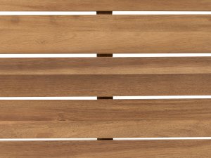 Beliani Narożnik ogrodowy dla 4 osób CAVEZZO Lewostronny Certyfikowane drewno akacjowe Szary 10