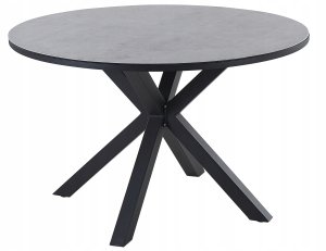 Beliani Zestaw ogrodowy dla 4 osób MALETTO/GROSSETO Metal Efekt marmuru Szary 4