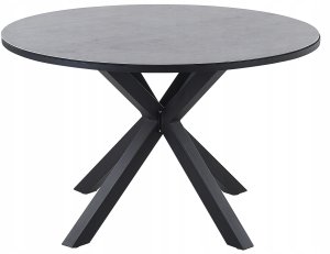 Beliani Zestaw ogrodowy dla 4 osób MALETTO/GROSSETO Metal Efekt marmuru Szary 5