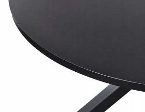 Beliani Zestaw ogrodowy dla 4 osób MALETTO/GROSSETO Metal Czarny 5