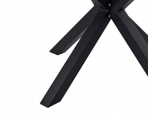 Beliani Zestaw ogrodowy dla 4 osób MALETTO/GROSSETO Metal Czarny 6