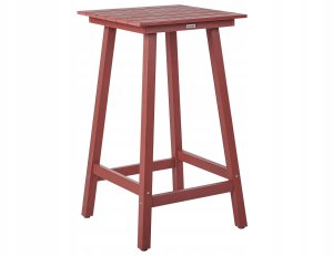 Beliani Zestaw mebli balkonowych ADIRONDACK Czerwony 3