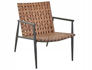 Beliani Zestaw mebli balkonowych ZIRIA Technorattan Brązowy 4