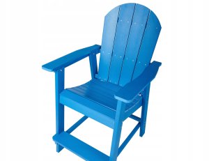 Beliani Zestaw mebli balkonowych ADIRONDACK Niebieski 9
