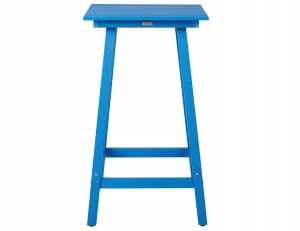 Beliani Stół ogrodowy 59 x 59 cm niebieski ADIRONDACK 4
