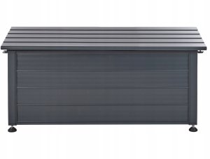 Skrzynia ogrodowa Beliani Skrzynia ogrodowa CAMPALTO Metal 113 cm 50 cm Ciemnoszary 6