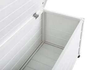 Skrzynia ogrodowa Beliani Skrzynia ogrodowa CAMPALTO Metal 113 cm 50 cm Biały 8