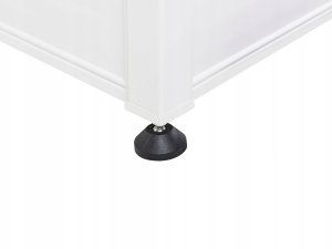 Skrzynia ogrodowa Beliani Skrzynia ogrodowa CAMPALTO Metal 113 cm 50 cm Biały 10