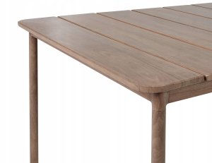 Beliani Stół ogrodowy 185 x 96 cm ciemne drewno FLAVIA 5