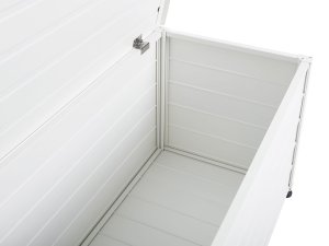 Skrzynia ogrodowa Beliani Skrzynia ogrodowa CAMPALTO Metal 123 cm 60 cm Biały 8