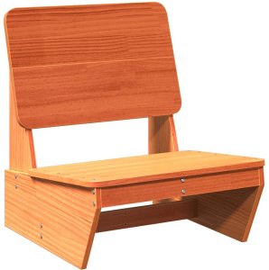 vidaXL Krzesła ogrodowe 2 szt. Wosk Brązowy Drewno lite Sosna 3