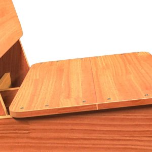 vidaXL Krzesła ogrodowe 2 szt. Wosk Brązowy Drewno lite Sosna 7