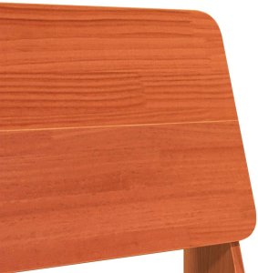 vidaXL Krzesła ogrodowe 2 szt. Wosk Brązowy Drewno lite Sosna 8