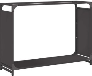 Drewutnia vidaXL Stojak na drewno opałowe 90x28x65 cm Stal walcowana na zimno 2