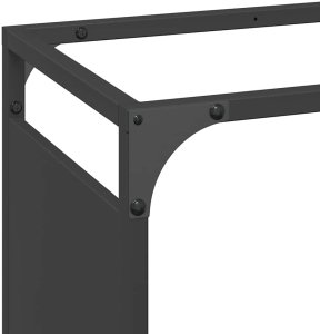 Drewutnia vidaXL Stojak na drewno opałowe 90x28x65 cm Stal walcowana na zimno 7