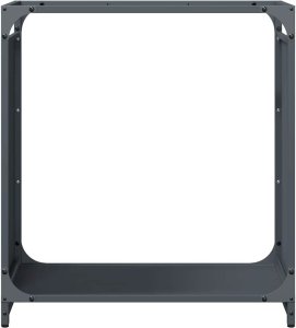 Drewutnia vidaXL Stojak na drewno opałowe antracyt Stal walcowana na zimno 5