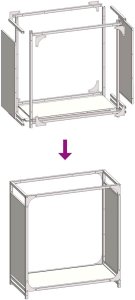 Drewutnia vidaXL Stojak na drewno opałowe antracyt Stal walcowana na zimno 9