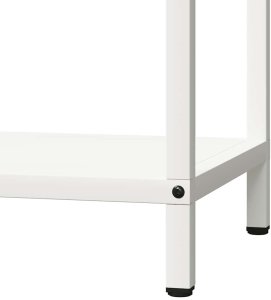 Drewutnia vidaXL Stojak na drewno opałowe, biały, 40x25x90 cm 8