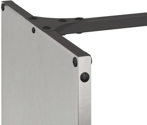 Drewutnia vidaXL Stojak na drewno opałowe 40x30x80 cm Stal nierdzewna (864235 VidaXL) 7