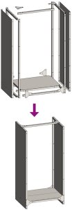 Drewutnia vidaXL Stojak na drewno opałowe 40x30x80 cm Stal nierdzewna (864235 VidaXL) 9