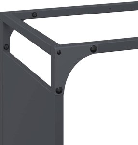 Drewutnia vidaXL Stojak na drewno opałowe 44x28x90 cm Stal walcowana na zimno 7